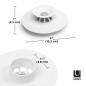 Preview: flex drain/hair catcher white by umbra 023464-660 badewannenstöpsel und haarsieb