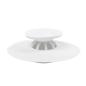 Preview: flex drain/hair catcher white by umbra 023464-660 badewannenstöpsel und haarsieb