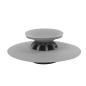 Preview: flex drain/hair catcher grey by umbra 023464-918 badewannenstöpsel und haarsieb