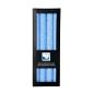 Preview: stabkerze blau 22x250mm kerzenfarm hahn 4er Set 100% pflanzliches stearin