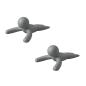 Preview: buddy doorstop türstopper charcoal 2er Set umbra 1013767-149