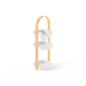 Preview: bellwood cosmetic organizer 3 etagen by umbra white natural 1015098-668