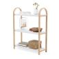 Preview: umbra bellwood regal standregal white natural aus bugholz 1016838-668