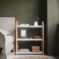 Preview: umbra bellwood regal standregal white natural aus bugholz 1016838-668