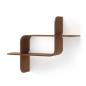 Preview: shelf montage wandregal schweberegal aus bugholz umbra light walnut 1017571-1055