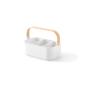 Preview: bellwood bin organizer entnehmbare trennwänden umbra white natural 1019941-668