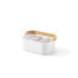 Preview: bellwood bin organizer entnehmbare trennwänden umbra white natural 1019941-668