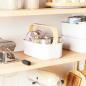 Preview: bellwood bin organizer entnehmbare trennwänden umbra white natural 1019941-668