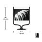 Preview: wishbone bilderrahmen black beidseitiger Tischbilderrahmen umbra 1020820-040