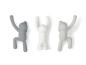 Preview: buddy hooks weiß grau kleiderhaken garderobe by umbra 3er set 318165-023