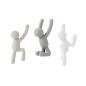 Preview: buddy hooks weiß grau kleiderhaken garderobe by umbra 3er set 318165-023