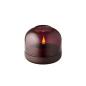 Preview: kooduu glow 08 purple hochwertiges aluminium designer Windlicht mit rauchglas