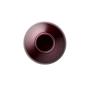 Preview: kooduu glow 08 purple hochwertiges aluminium designer Windlicht mit rauchglas