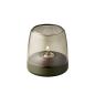 Preview: kooduu glow 10 green hochwertiges aluminium designer Windlicht m rauchglas