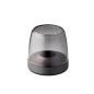 Preview: kooduu glow 10 smoked grey hochwertiges aluminium designer Windlicht m rauchglas Version 2024