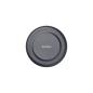 Preview: kooduu glow 10 smoked grey hochwertiges aluminium designer Windlicht m rauchglas Version 2024