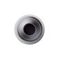 Preview: kooduu glow 10 smoked grey hochwertiges aluminium designer Windlicht m rauchglas Version 2024