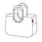 Preview: loopshopper L by reisenthel frame dots white OR7072 shopper