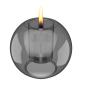 Preview: globus 10 graphite tischfeuer tischkerze kerze Ø10,5x8,8cm tenderflame