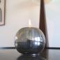 Preview: globus 10 graphite tischfeuer tischkerze kerze Ø10,5x8,8cm tenderflame