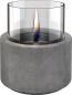 Preview: lotus 12 MgO concrete ceramik/betonkeramik tischfeuer tenderflame Ø 13 x 17,6 cm