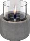 Preview: lotus 12 MgO concrete ceramik/betonkeramik tischfeuer tenderflame Ø 13 x 17,6 cm