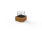 Preview: poppy 14 natual oak natur eiche tischfeuer tenderflame Ø 14,x 13,3 cm