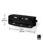 Preview: flex adhesive bin black by umbra 1021300-040 selbstklebende duschablage