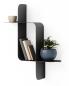 Preview: shelf montage wandregal schweberegal aus metall 2-er set umbra black 1022611-040