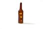Preview: flasche glas braun mit LED sternen by Baden 1166977 weihnachtsdeko