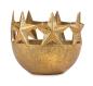 Preview: teelichthalter sterne gold weihnachtsdeko 9 x Ø 9 cm baden 1225464