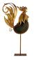 Preview: aufsteller hahn auf basis gold / kupfer aus metall ca 68 cm baden 2223964