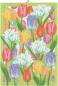 Preview: ekelund handtuch geschirrtuch vartulpaner / tulpen 35 x 50 cm 100% bio-baumwolle
