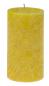 Preview: stumpenkerze gelb 50x90mm kerzenfarm hahn 100% pflanzliches stearin