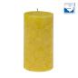 Preview: stumpenkerze gelb 50x90mm kerzenfarm hahn 100% pflanzliches stearin