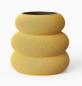 Preview: blumenvase flow 2 vase golden orange Ø 15 x 15,5 cm by recozy+