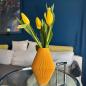 Preview: blumenvase cone 2 vase golden orange Ø 15 x 21,5 cm by recozy+