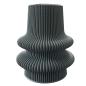 Preview: blumenvase tower 1 vase stone grey Ø 11,5 x 14 cm by recozy+