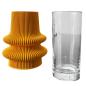 Preview: blumenvase tower 1 vase stone grey Ø 11,5 x 14 cm by recozy+