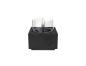 Preview: erica 12 MgO black ceramik/betonkeramik tischfeuer tenderflame 12,5x12,5x13 cm