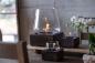 Preview: erica 12 MgO black ceramik/betonkeramik tischfeuer tenderflame 12,5x12,5x13 cm