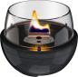 Preview: tulip 14 black reaktives porzellan tischfeuer tischkamin tenderflame Ø 14,1 x 12,5 cm