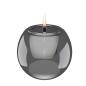 Preview: globus 15 graphite tischfeuer tischkerze kerze Ø15 x 12,5 cm tenderflame