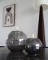 Preview: globus 15 graphite tischfeuer tischkerze kerze Ø15 x 12,5 cm tenderflame