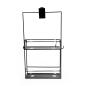 Preview: cubiko shower caddy black shower organiser by umbra black 023461-040