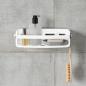 Preview: flex adhesive bin white by umbra 1021300-660 selbstklebende duschablage