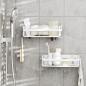 Preview: flex adhesive bin white by umbra 1021300-660 selbstklebende duschablage