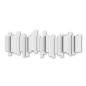 Preview: stäbchen garderobehaken kleiderhaken garderobe white 5 haken by umbra 318211-660