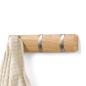 Preview: flip kleiderhaken garderobe by umbra natural 3 haken 318853-390 aufhänger