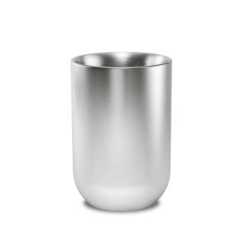 junip zahnputzbecher moderner mundbecher edelstahl umbra 1021301-591